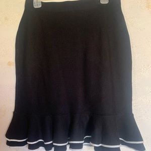 Black Vila Milano Skirt
